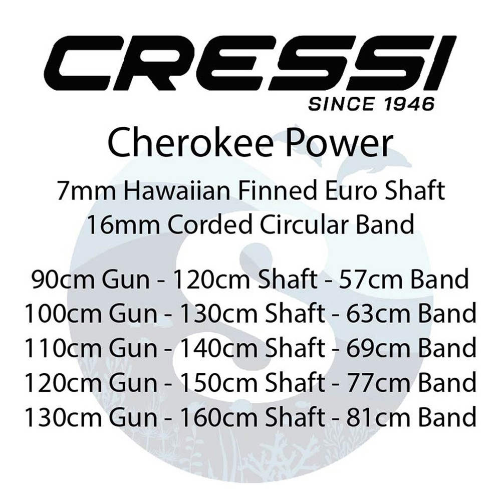 Cressi Cherokee Power Spearguns 130 Open Box