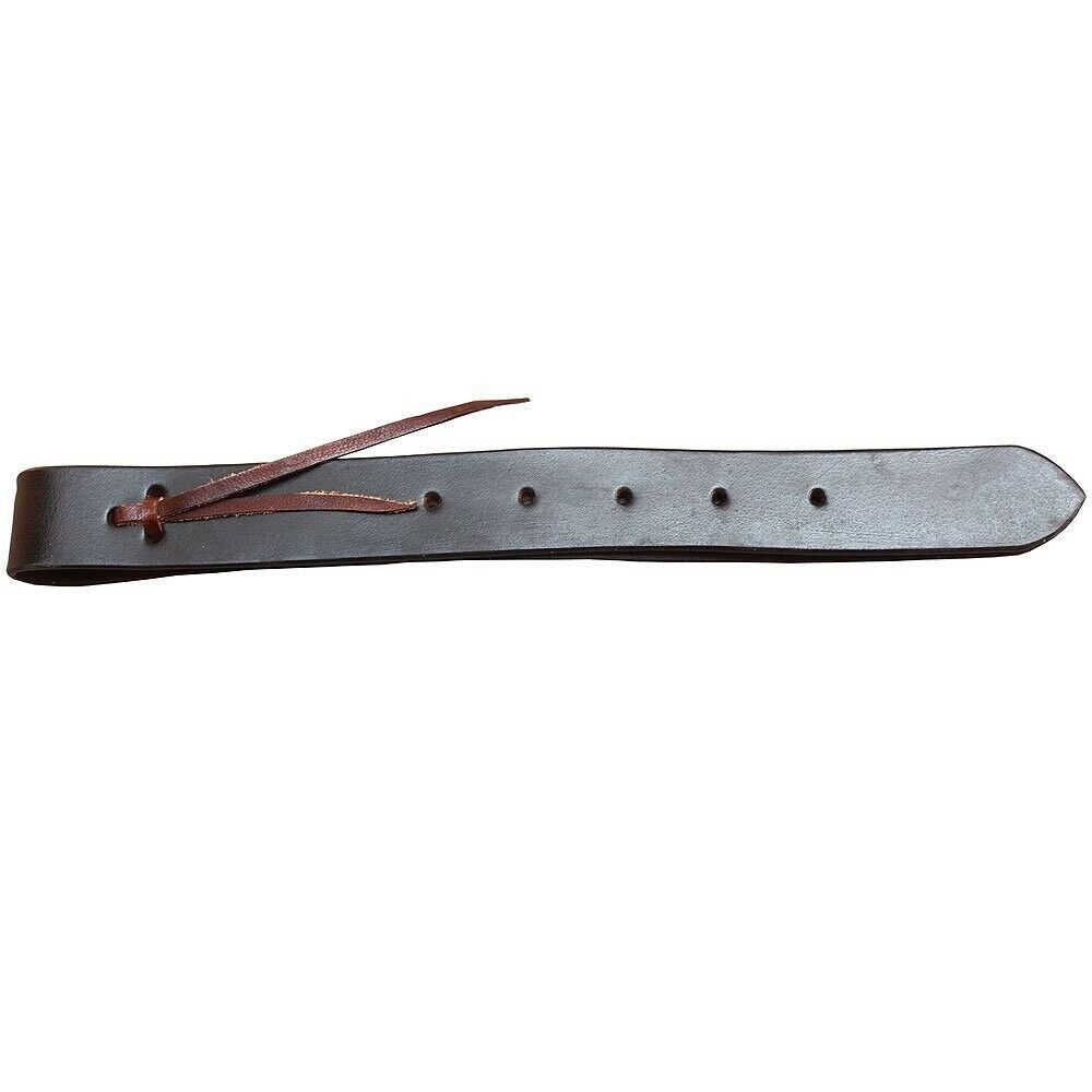 Horse Western Saddle Leather Tie Cinch Strap