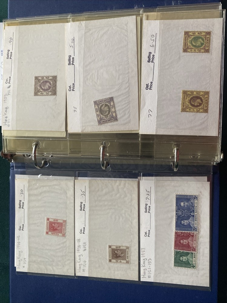 hong kong stamp collection