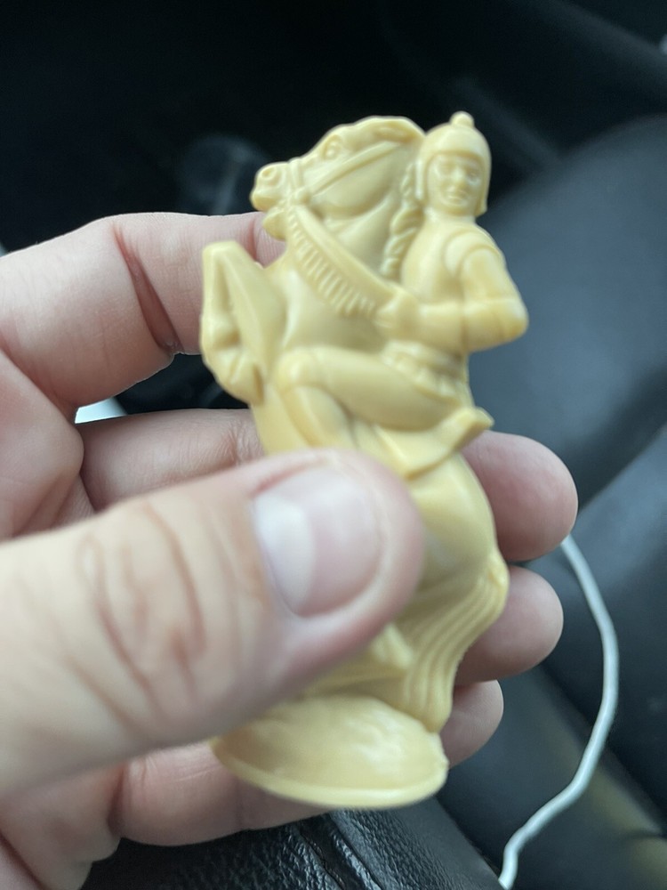 E.S. Lowe ANRI Co. Knight Chess Piece Replacement White Vintage