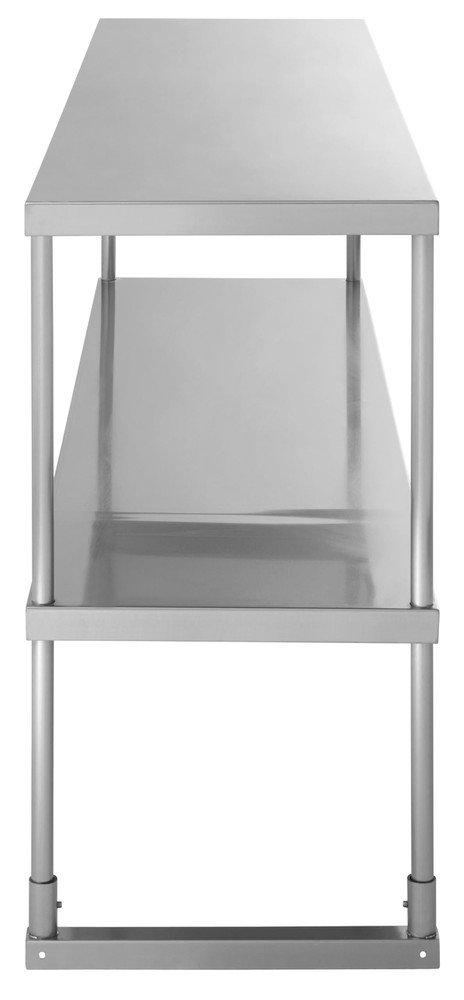 Kratos 18"x72" Double Overshelf for Worktables