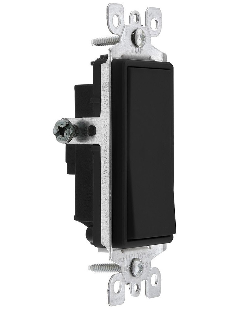 LEVITON 5601-BR SINGLE POLE DECORA SWITCH (10 PACK) NEW