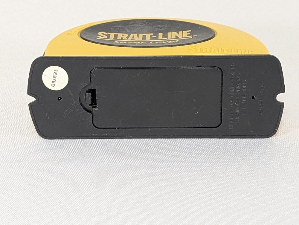 Strait Line Laser Level Rotates 360 Degrees Tested
