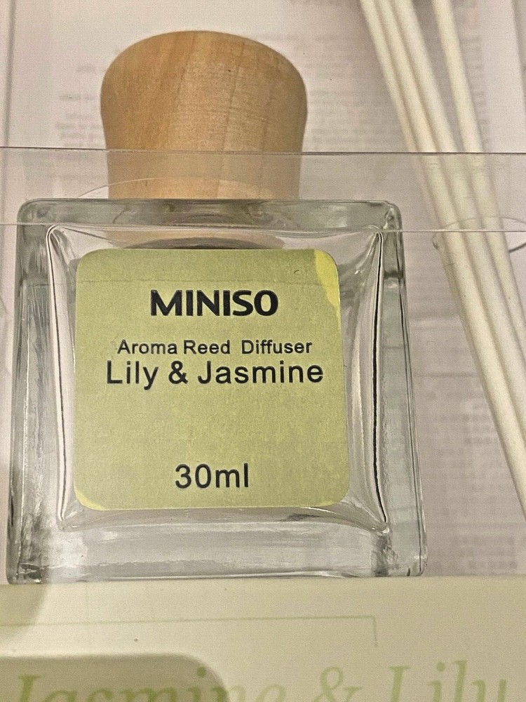 6 PCS. NEW. Miniso Aroma Reed Diffuser 30ml (Lily & Jasmine)