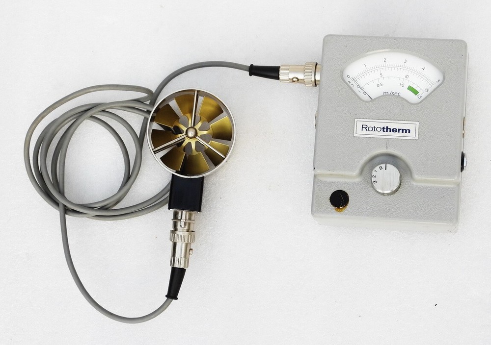 ROTOTHERM FLOMASTER ANEMOMETER WIND WEATHER SPEED TRACKET