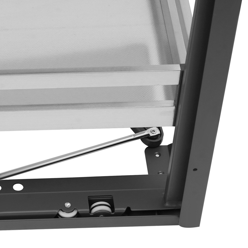 Blind Corner Cabinet Pull-Out Small Space Organizer Kitchen Swivel Storage Shelf