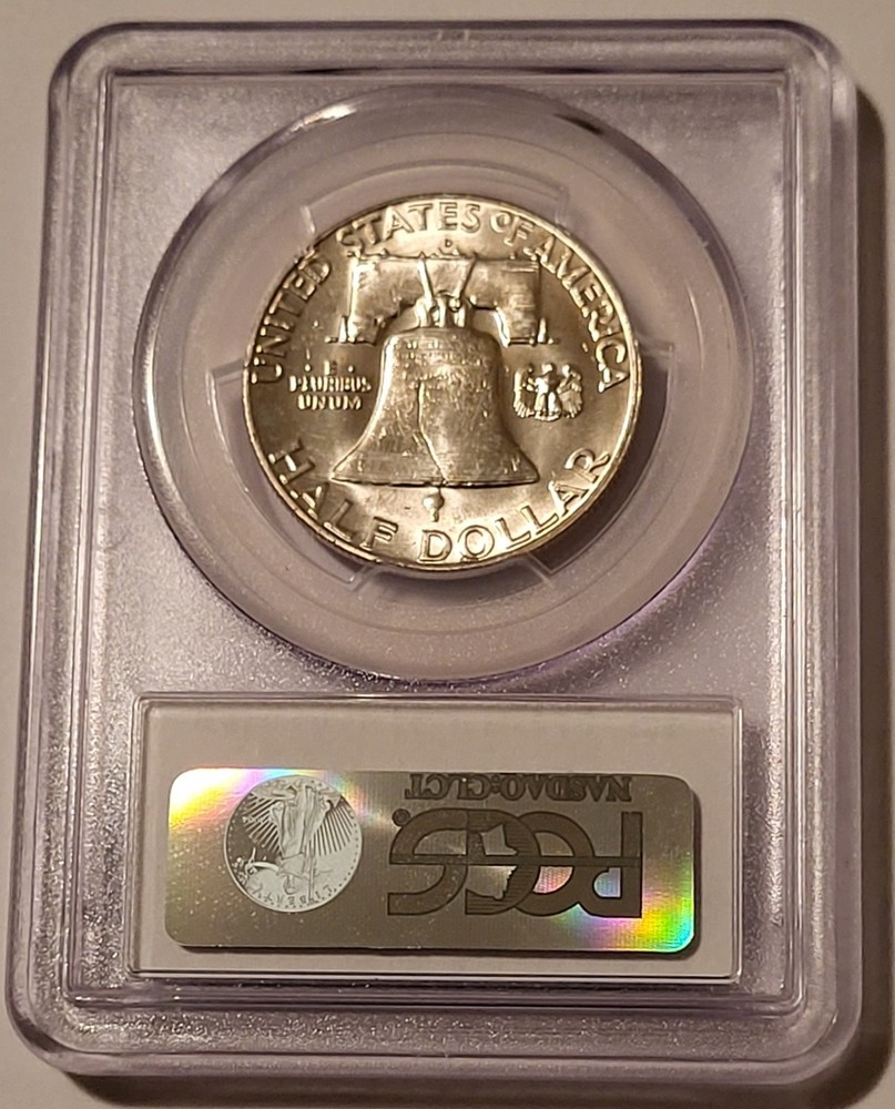 1963 D Franklin Half Dollar MS63 FBL PCGS
