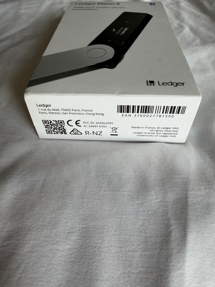 Ledger Nano X Hardware Wallet Bluetooth Crypto Wallet Open Box