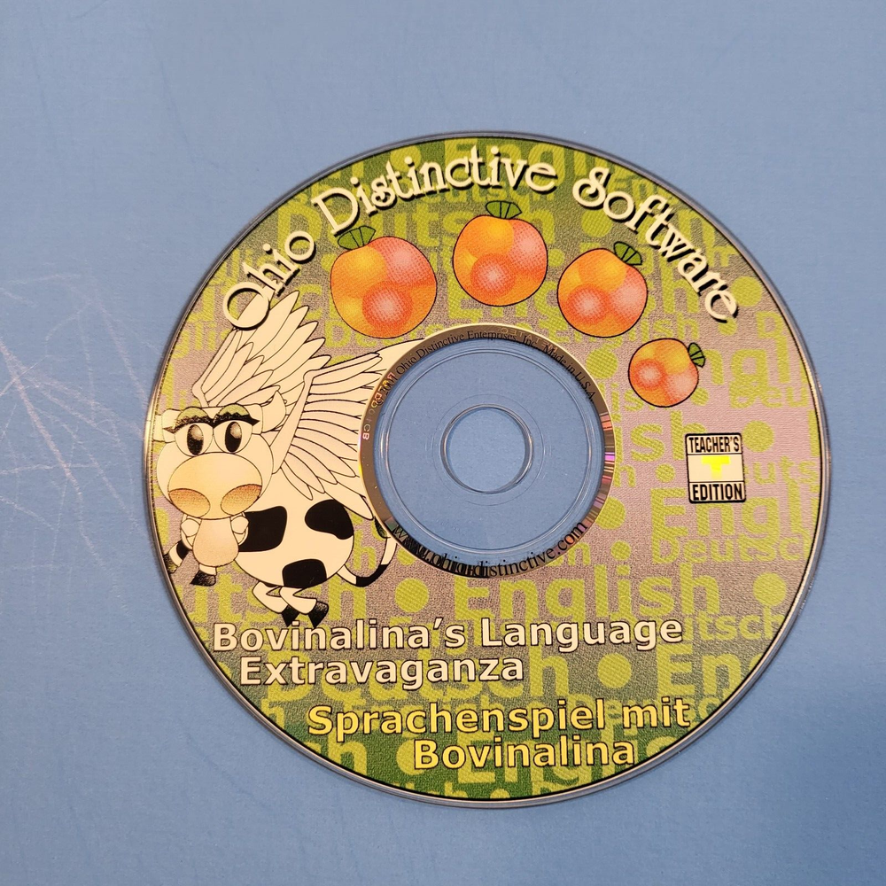 Ohio Distinctive Software Bovinalinas Language 4 Cd Set Teacher Edition 2001