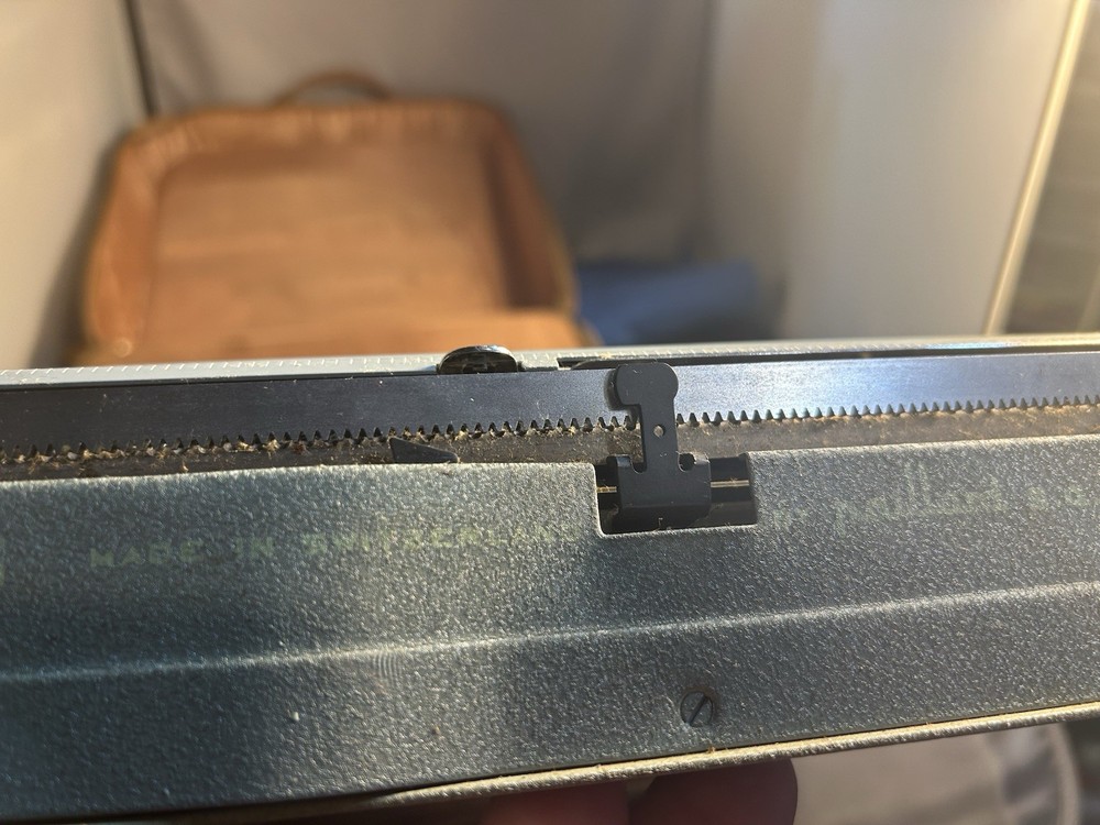 Hermes Rocket typewriter Portable Green