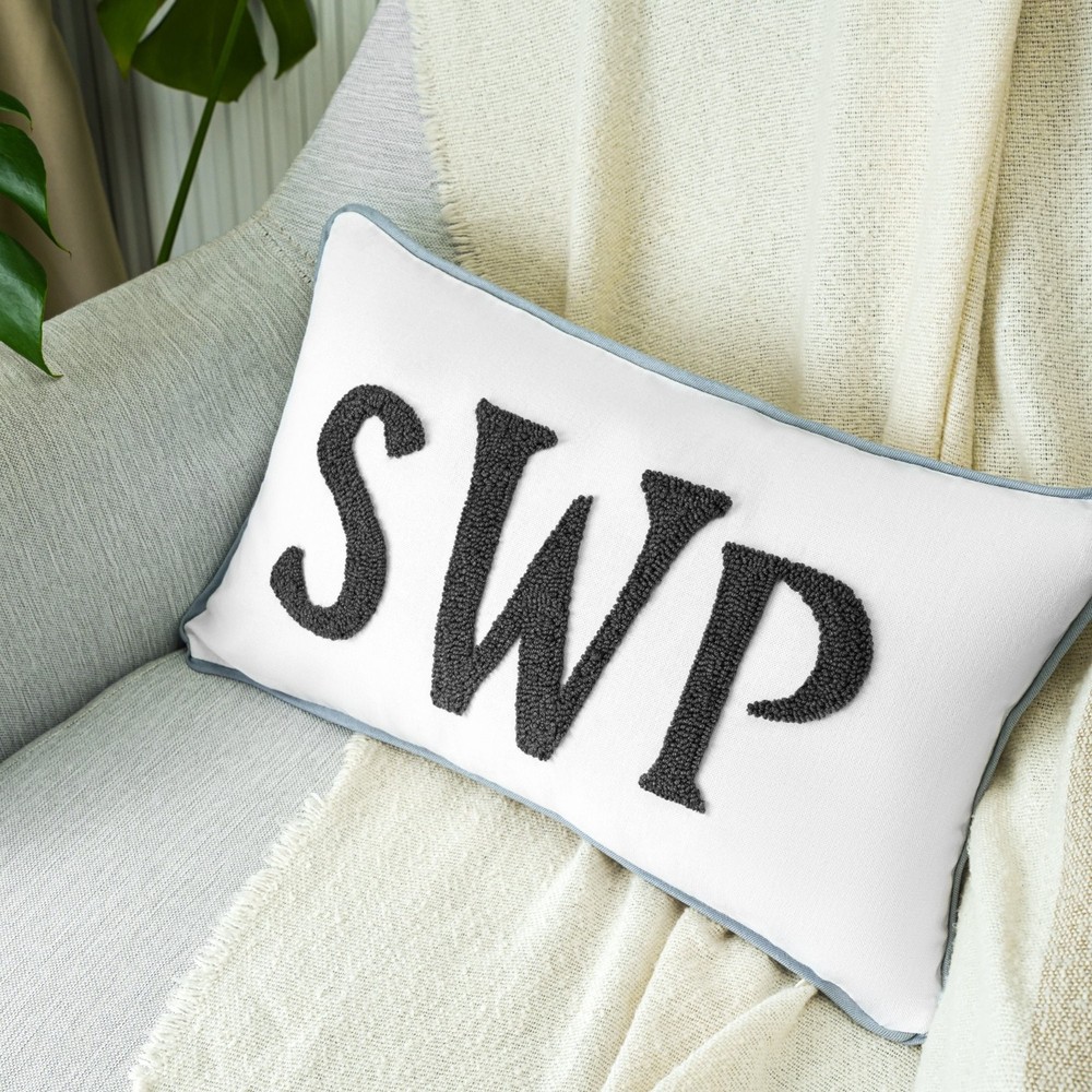 Custom Punch Needle Zip Code Pillow with Border, Soft Cotton Fabric,Housewarming