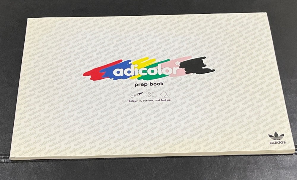 Adidas Adicolor Prep Book 2006 Coloring Design Book