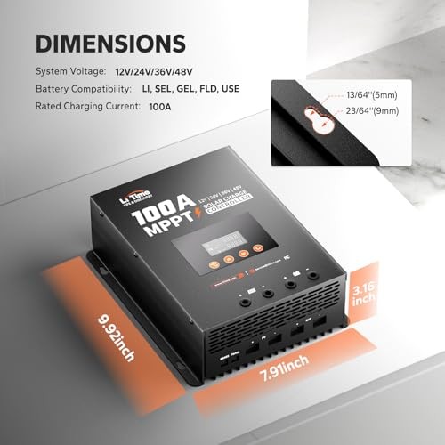 MPPT Solar Charge Controller (Bluetooth) - Solar Panel 48V100A MPPT Bluetooth