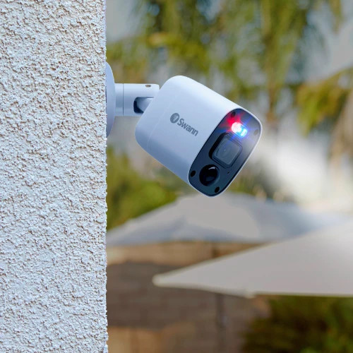 Swann 4K Add-On DVR Bullet Security Camera System with Sensor Spotlight