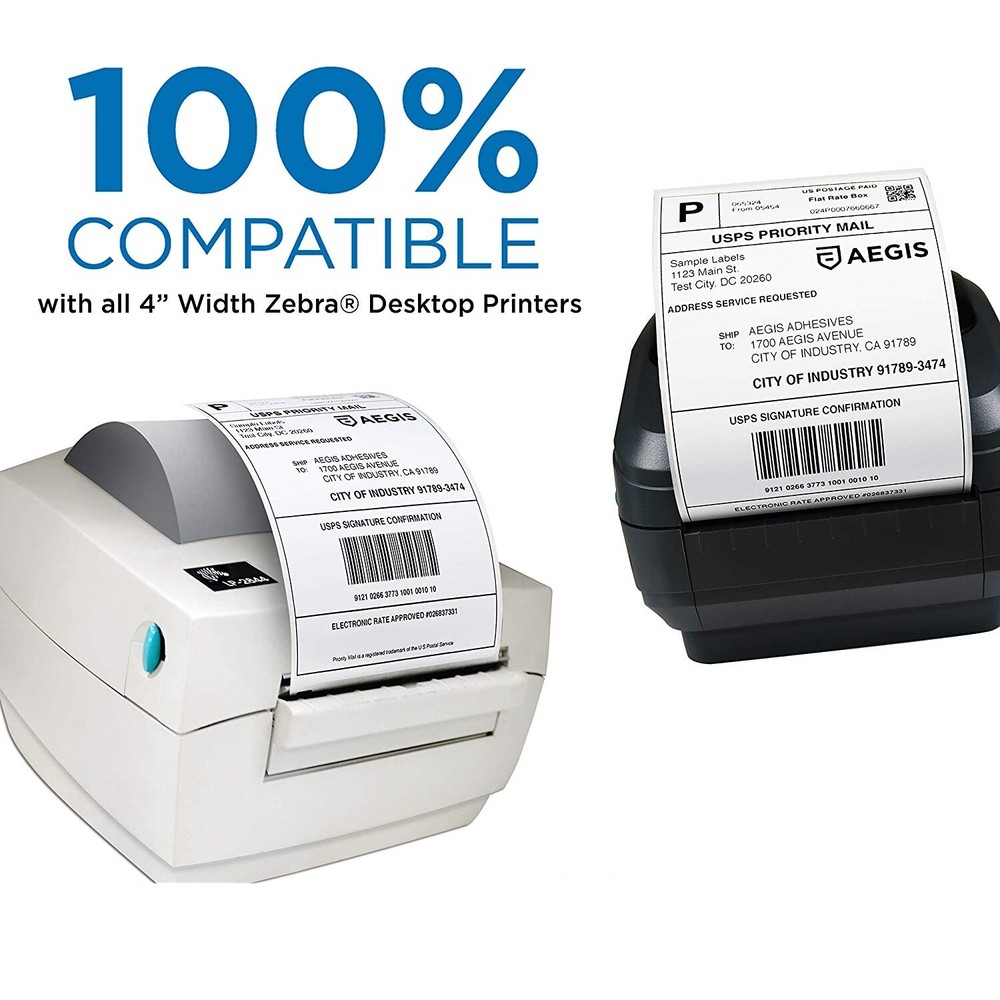 40 Rolls 750 Labels Per Roll 3"x2" Direct Thermal Labels for Zebra Rollo Printer