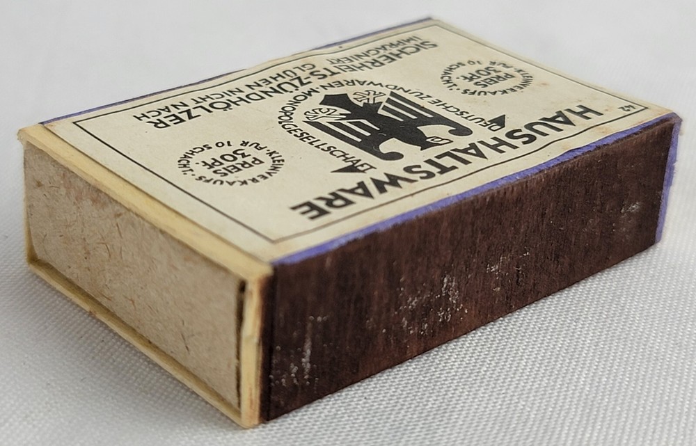 RARE WW2 GERMAN HAUSHALTSWARE MATCHES
