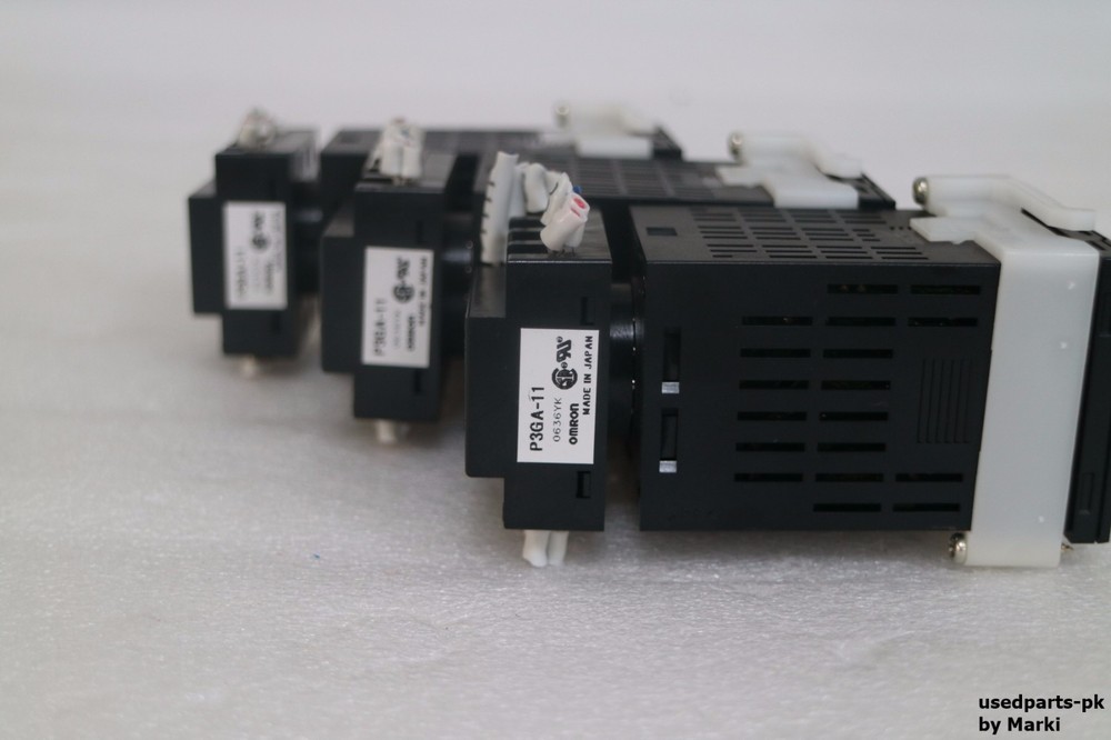 [3UNITS] OMRON E5CN-R1TU & P3GA-11 TEMPERATURE CONTROLLER