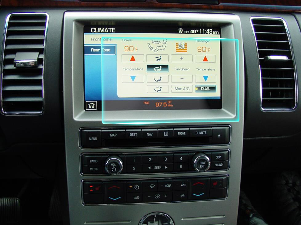 Crystal Clear Screen Protector for 2011 Ford Flex Vehicle Navigation