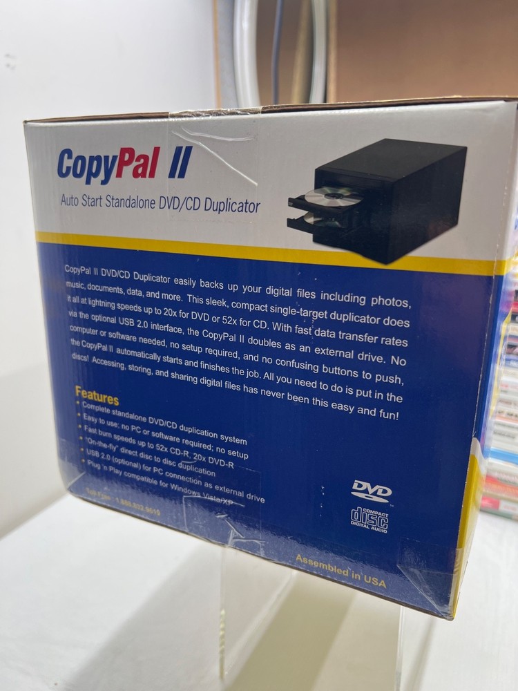 Acumen Disc CopyPal II 1-to-1 CD/DVD Duplicator