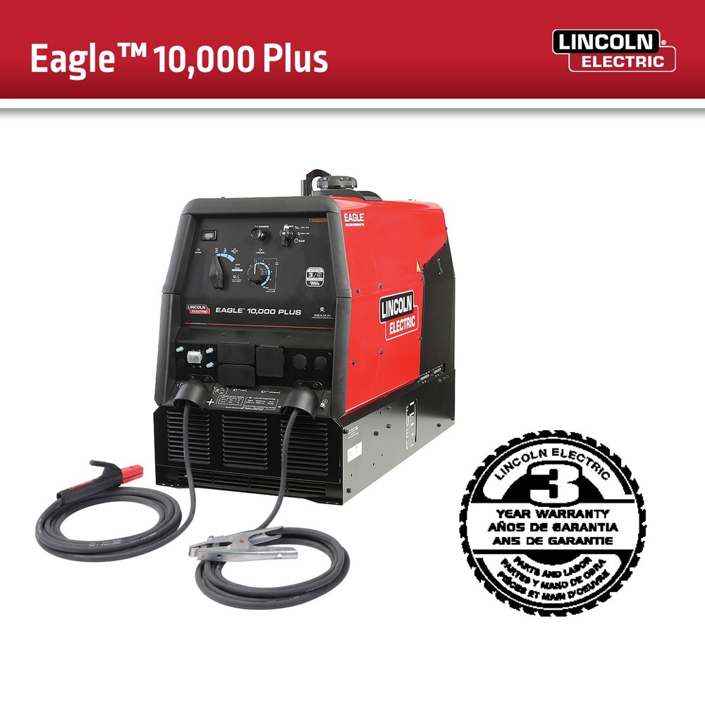 Lincoln Electric Eagle 10,000 Plus Engine Driven DC Arc Welder/AC Generator