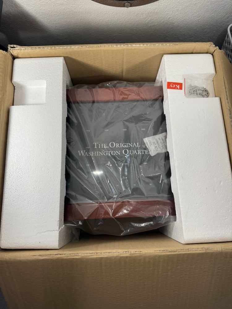 Washington Quarter Complete PCS Mahogany Display Case(No Coins)