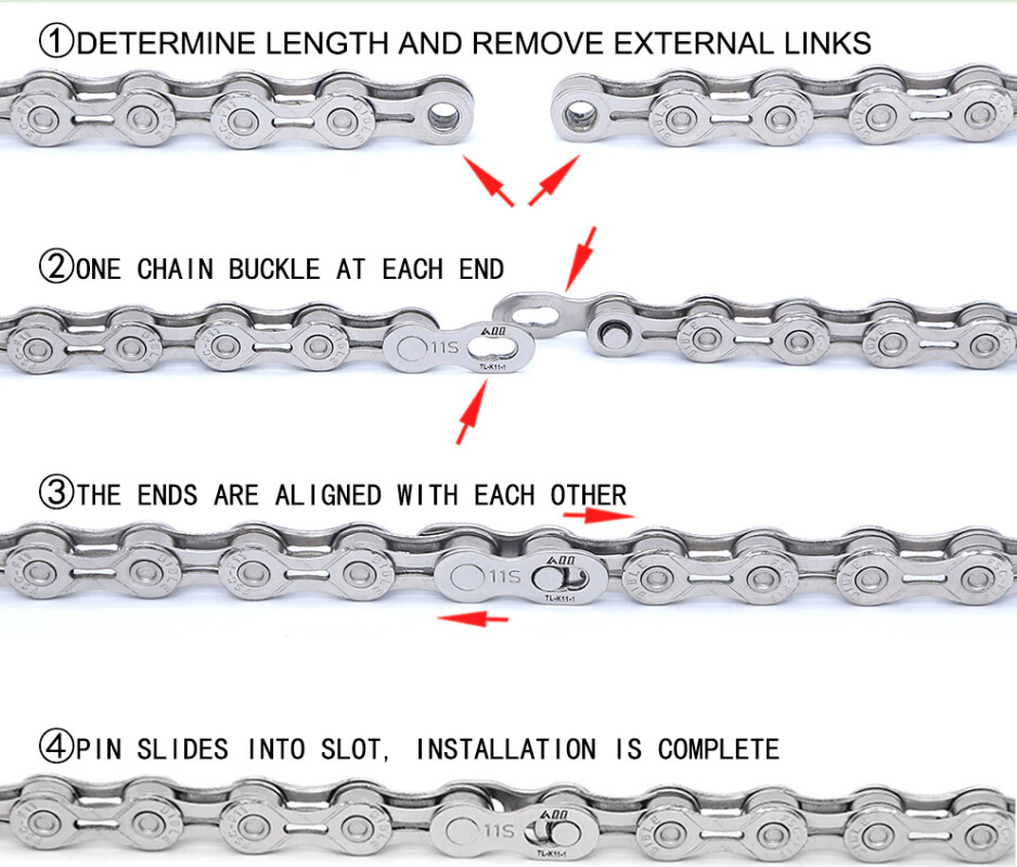 Bicycle 11 Speed Master Chain Links - for 11 Speed Chains - Quick Connect