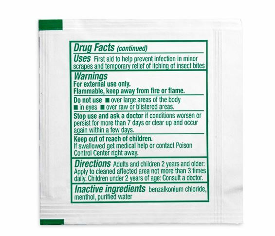 STING RELIEF WIPES - 10 PACK
