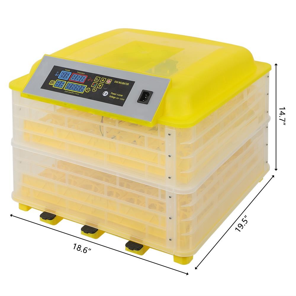 Digital Egg Incubator Hatcher Turning Temperature Control Automatic 112 Eggs
