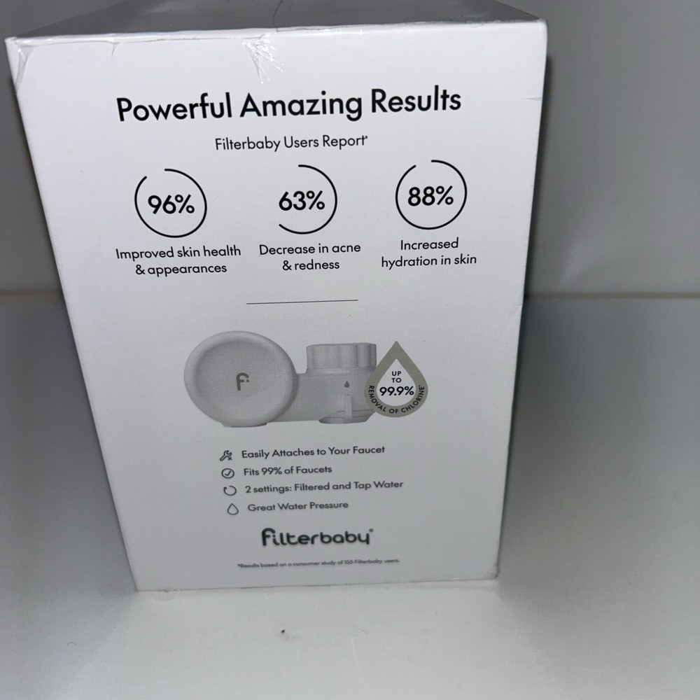 Filterbaby Faucet Filter Essential Black NEW SEALED