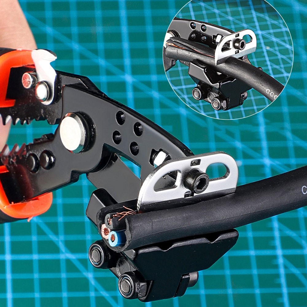 Multifunctional Quickstrip Magnify Wire Stripper Tool CW