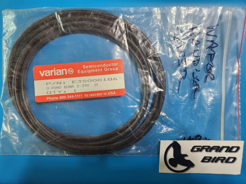 VARIAN E35000186 O-RING BUNA 2-390, NEW
