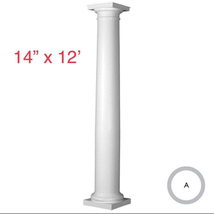 14” X 12’ Tuscan Columns