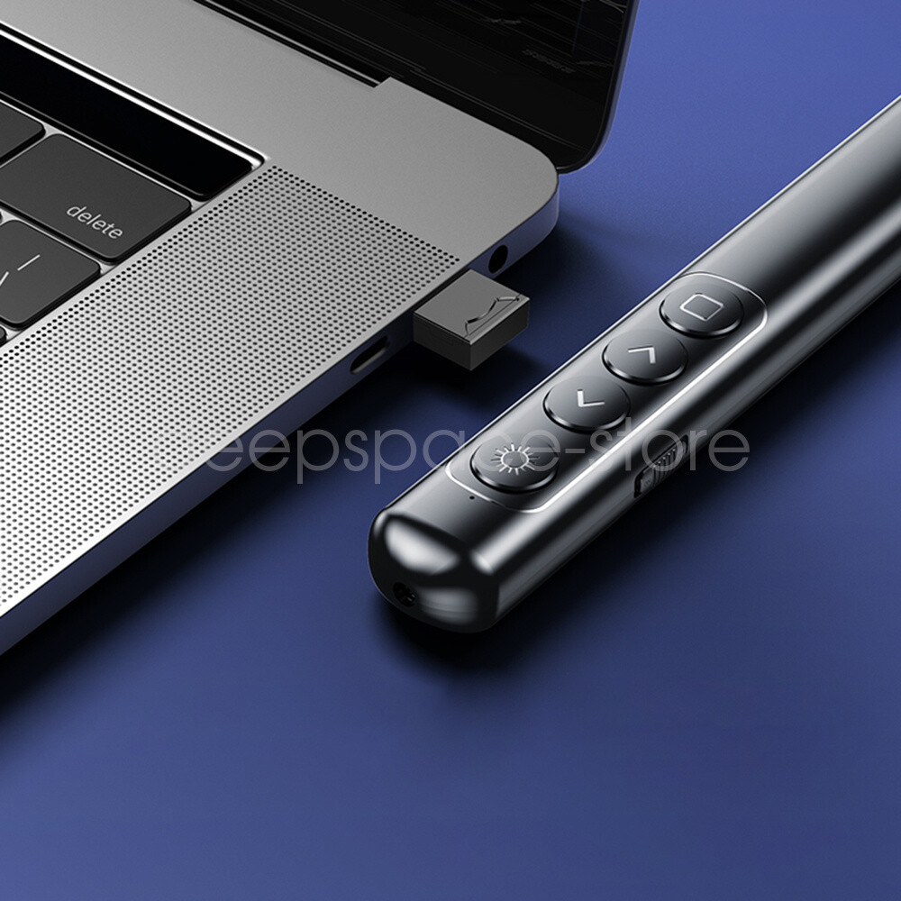 Wireless Presenter Powerpoint Presentation Clicker Remote Control Laser Pointer