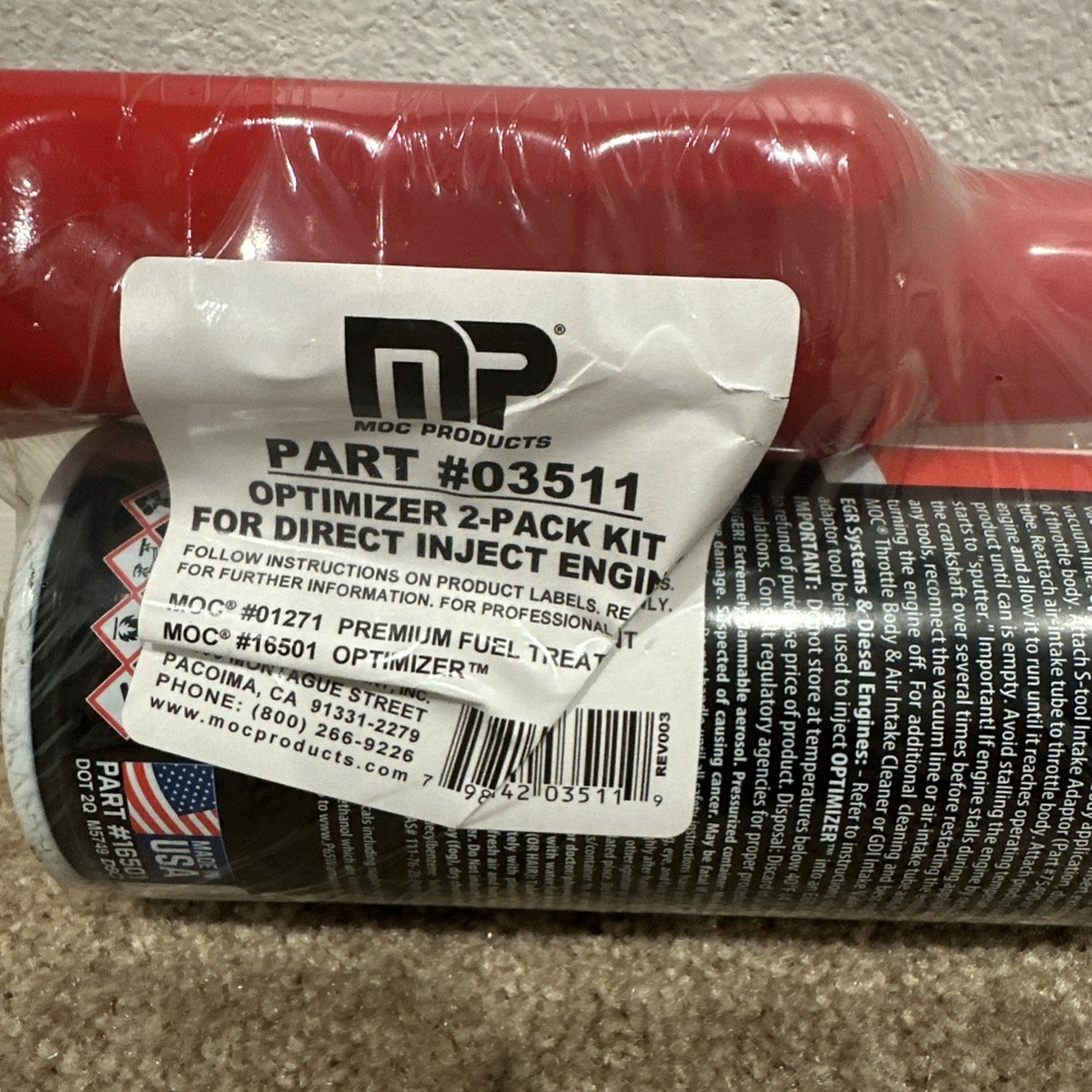 Moc Optimizer 2-pack Kit for Direct Inject Engines. Brand New.