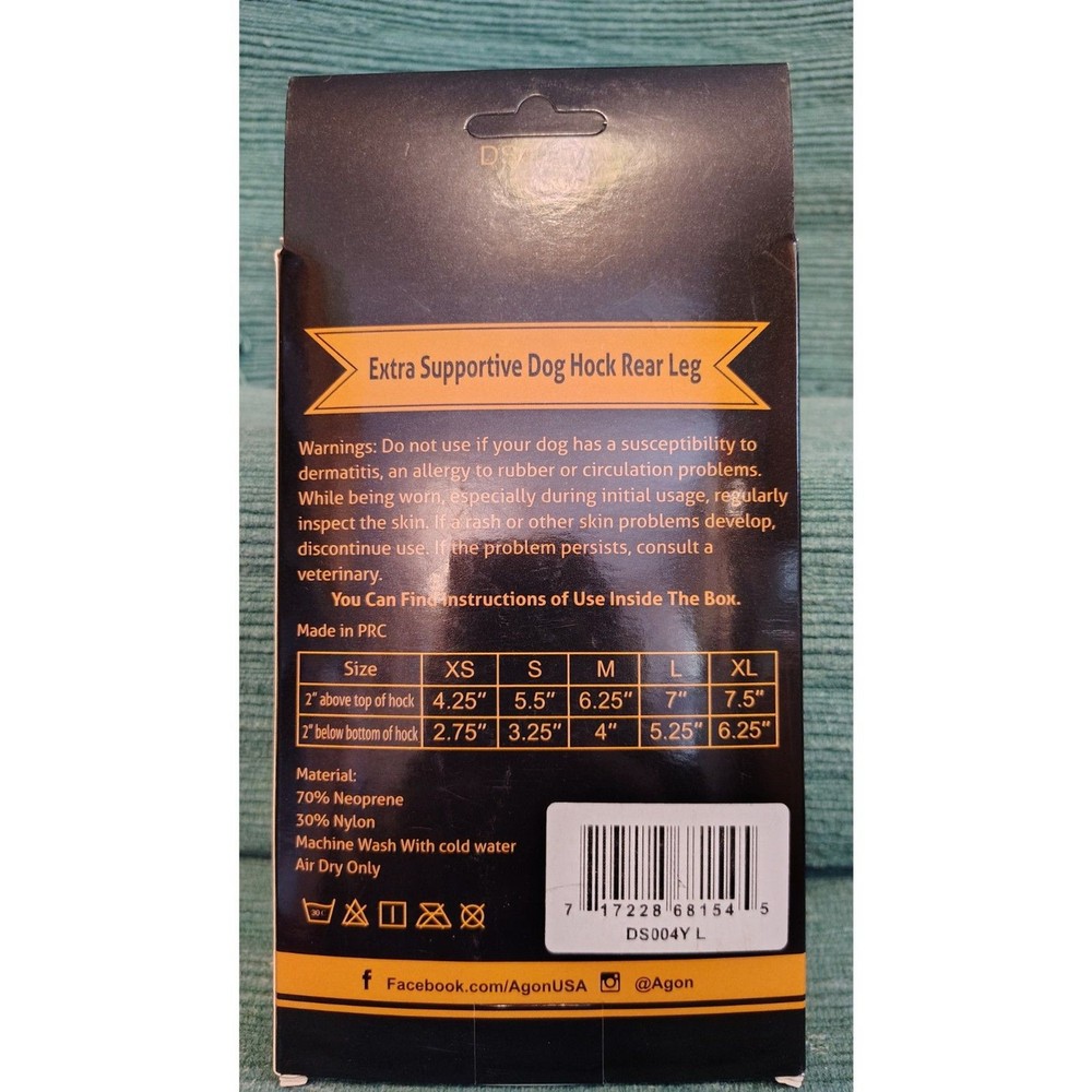 NWT Agon Large Extra Supportive Dog Hock Rear Leg