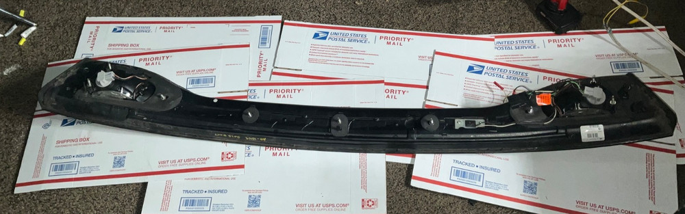 LED 2013 - 2016 WITH BUTTON Dodge Dart Center Third Brake Led Tail Light Panel