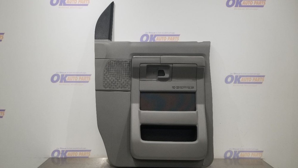 24 FORD E350 SUPER DUTY DOOR PANEL FRONT RIGHT PASSENGER GRAY