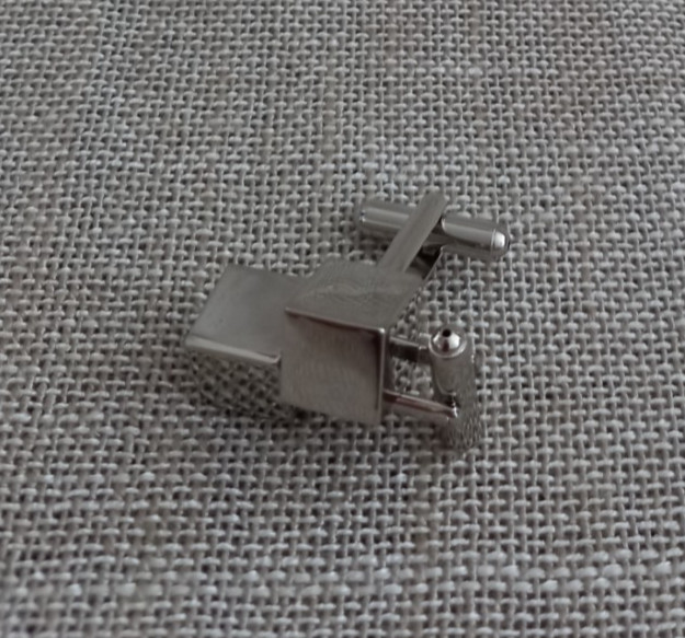 White metal cufflinks