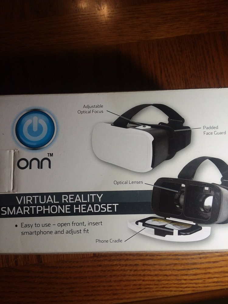 ONN Virtual Reality VR Smartphone Headset Apple/Android (Brand new)