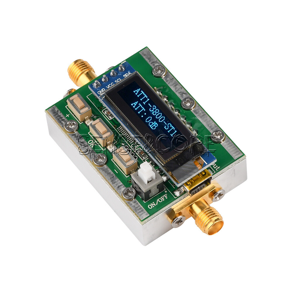 1MHZ-3800MHz Digital Programmable RF Attenuator Control 0-31dB Adjustable 1dB-