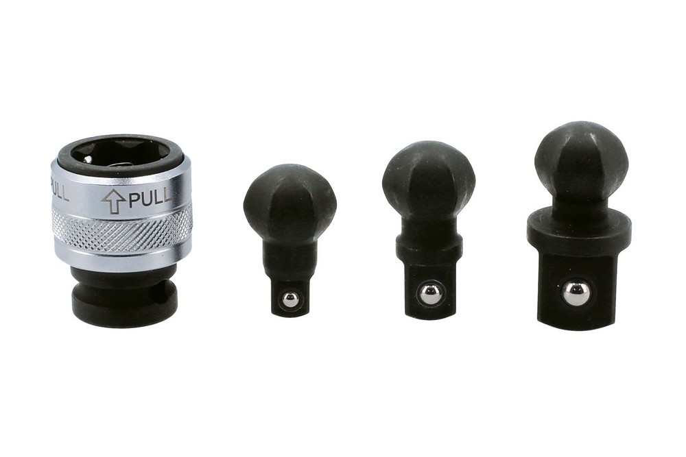 Laser Tools Impact Universal Joint Set 1/2"D 4pc 9049