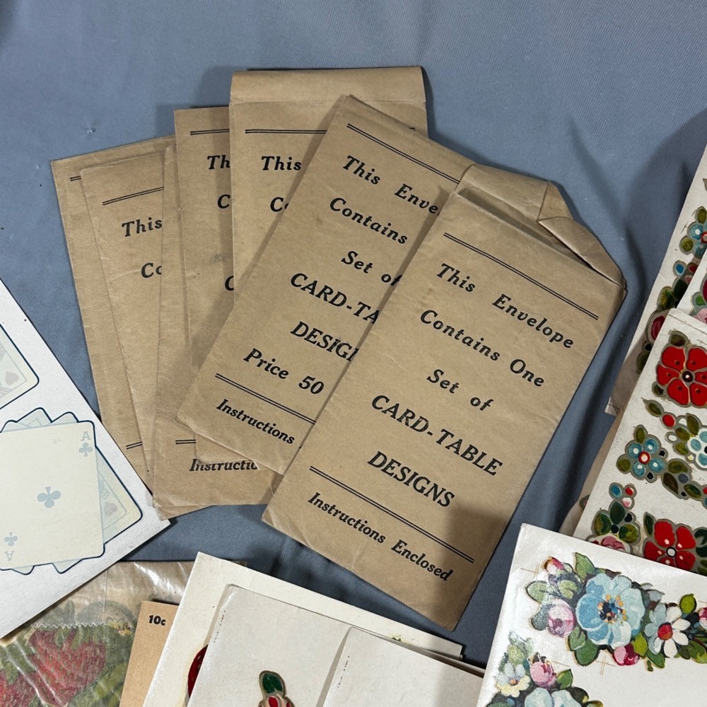 LOT Vintage Decal Transfers