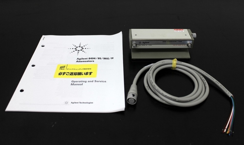 Agilent 8496H-002 DC-18GHz 110dB Programmable Step Attenuator Tested Working