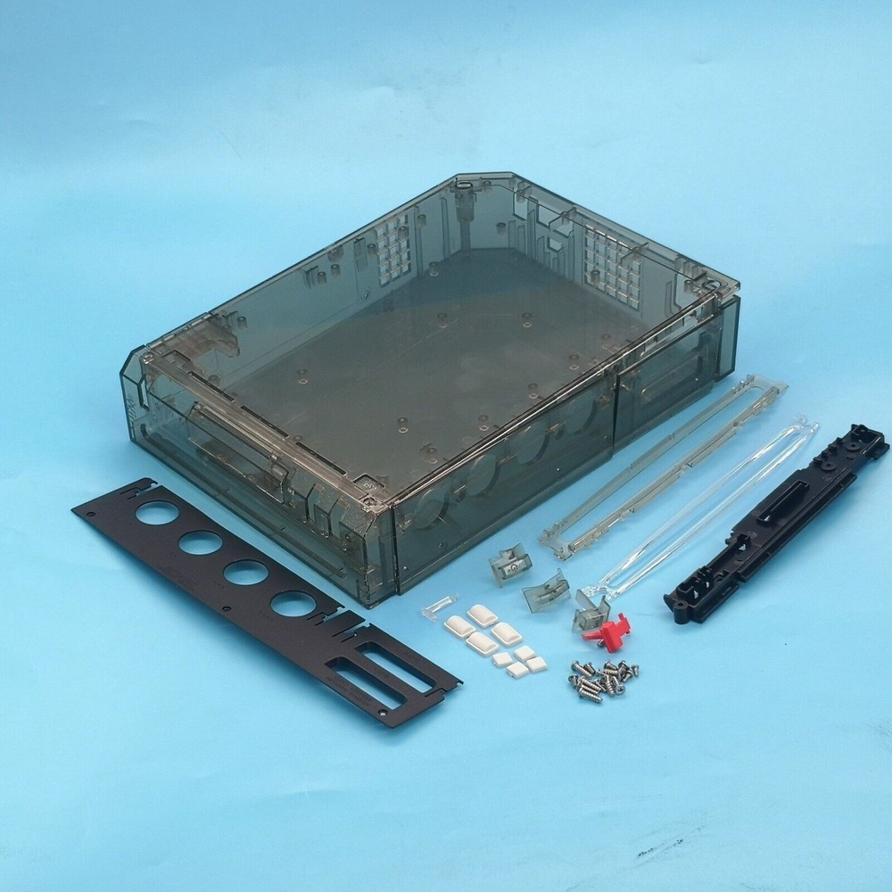 Nintendo Wii Replacement Shell Housing - Smoke Black Clear