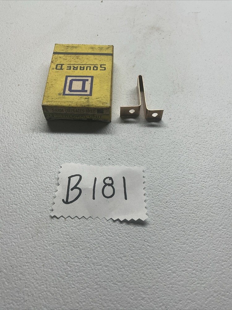 SQUARE D AR-94.0 OVERLOAD RELAY THERMAL ELEMENT UNIT ECS