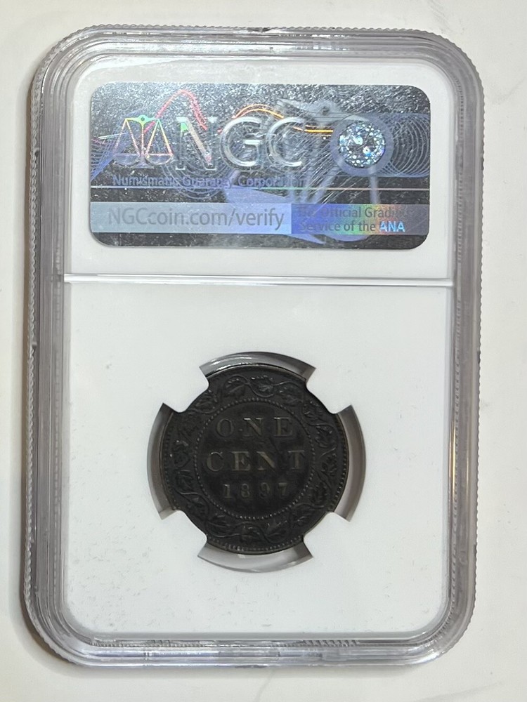 1897 Canada Large Cent 1C NGC XF 40 BN