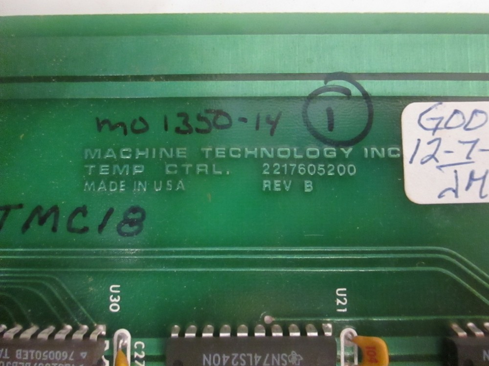 Machine Technology Inc 2217605200 PCB, Used