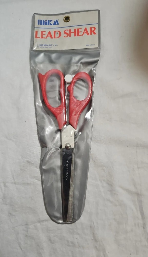Mika Lead Pattern Shears Scissors for Stained Glass