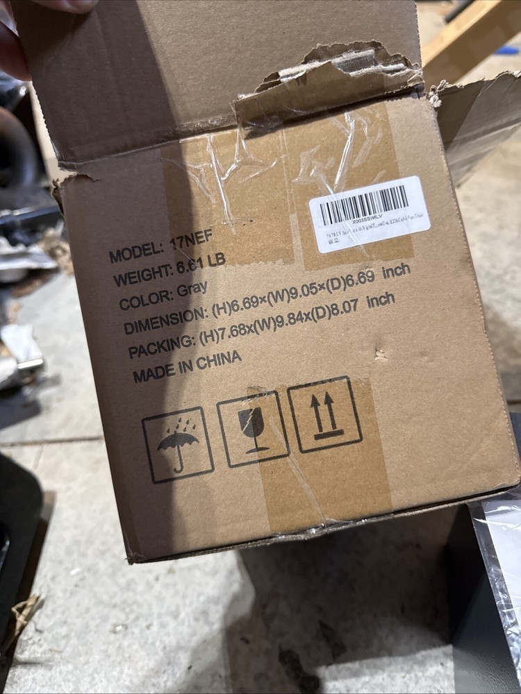 PATRON Small Safe Box MODEL 17NEF-FP Gray