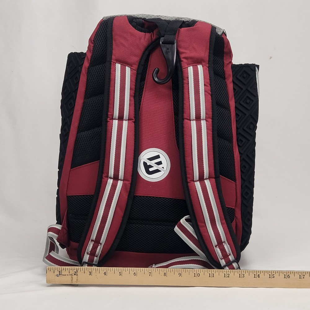 Baseball Softball Coaching Backpack Bat Bag "No Errors" RED New w/ Tags *Read